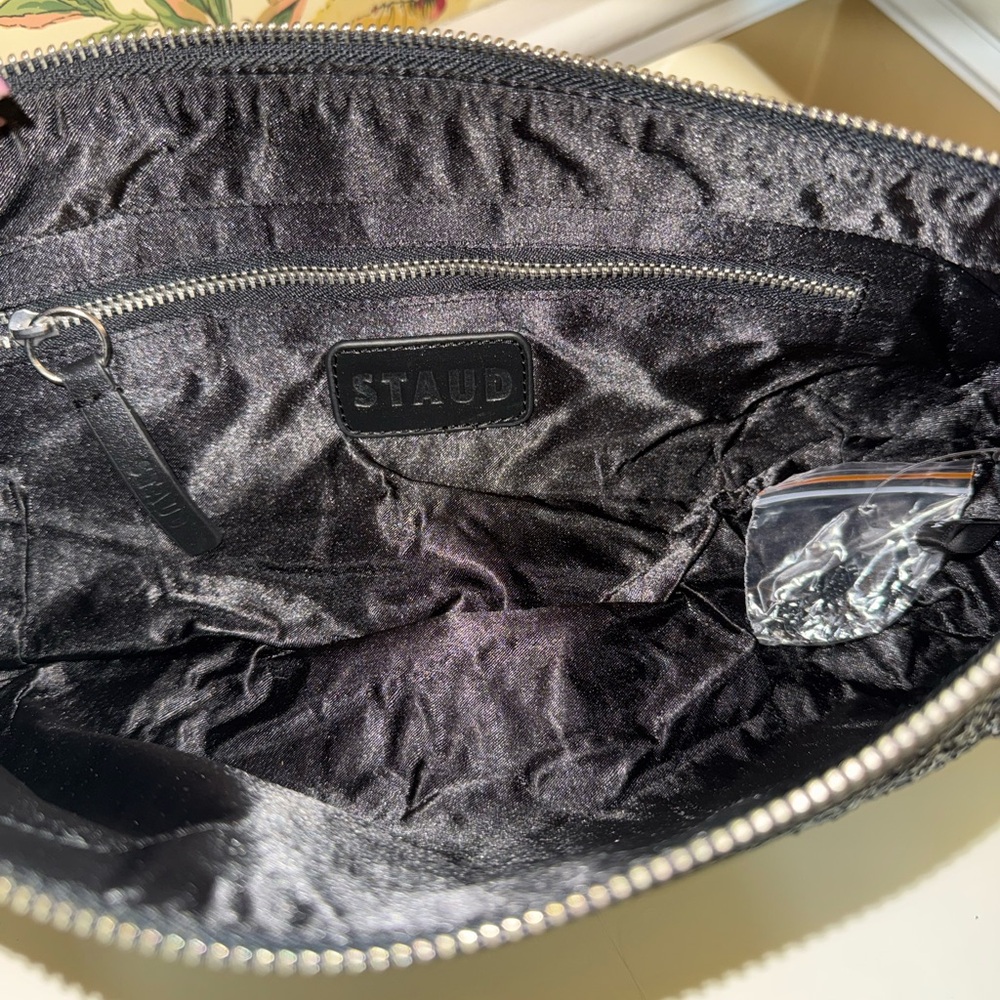 STAUD Black Demy Beaded Loop Wristlet - Picture 11 of 12